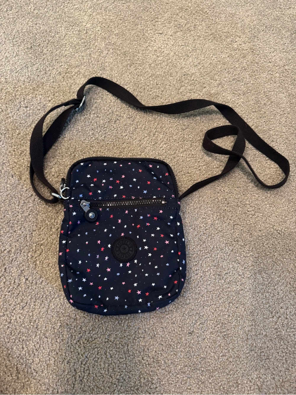 Kipling Small Crossbody Bag Zip/Snap Adjustable Strap Americana Shoulder Purse